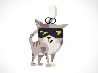 Ninja Cat cat illustration kitty ninja vector