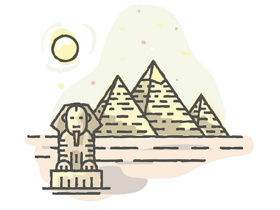 World Icons - Egypt by Ruben Semedo on Dribbble