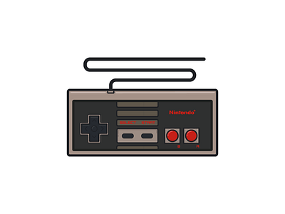 Nintendo Controller 90s controller design icon illustration nintendo retro shot