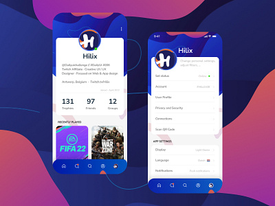 DailyUI Challenge - 006 - User Profile