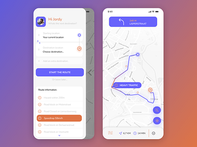 DailyUI Challenge - 020 - Location Tracker