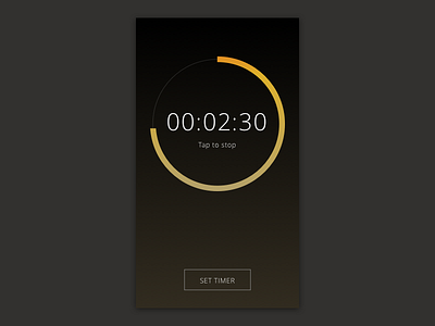 Dailyui 14. Countdown Timer 014 app concept countdown dailyui mobile ui