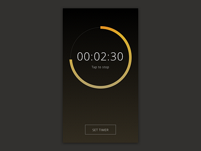 Dailyui 14. Countdown Timer