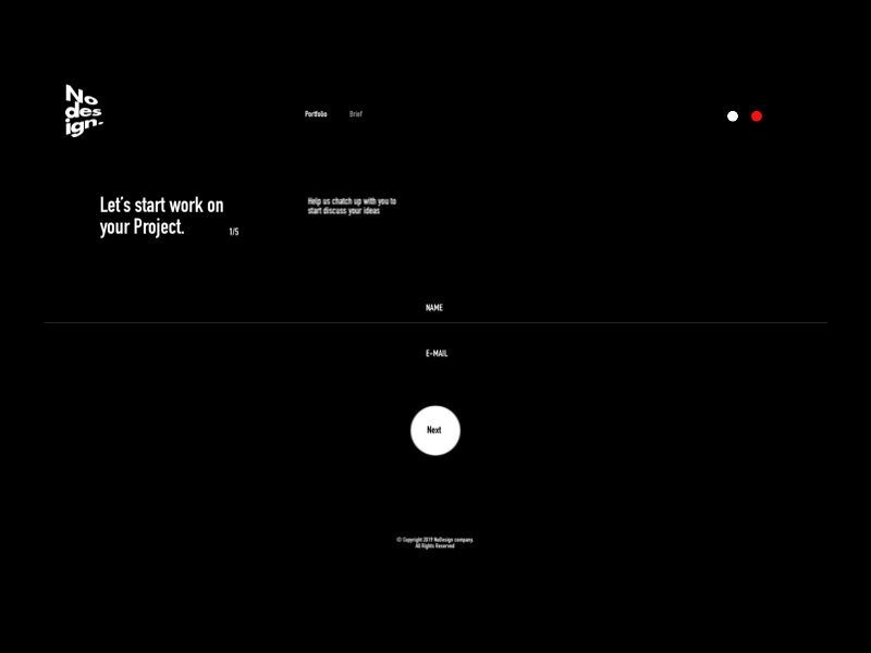 Brief animations brief field minimalism prototype ui uiux web website