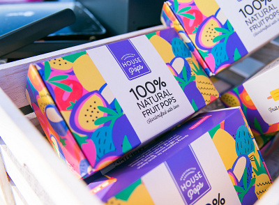 House Of Pops - Sampling box branding illustration packaging packagingdesign