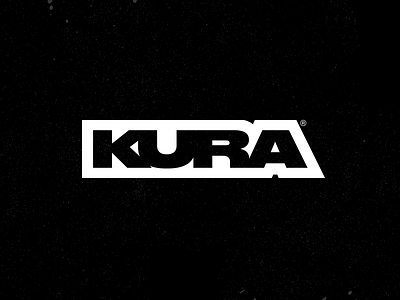 Kura - DJ black branding clean dj hardcore identity logo music premium street technology type typography