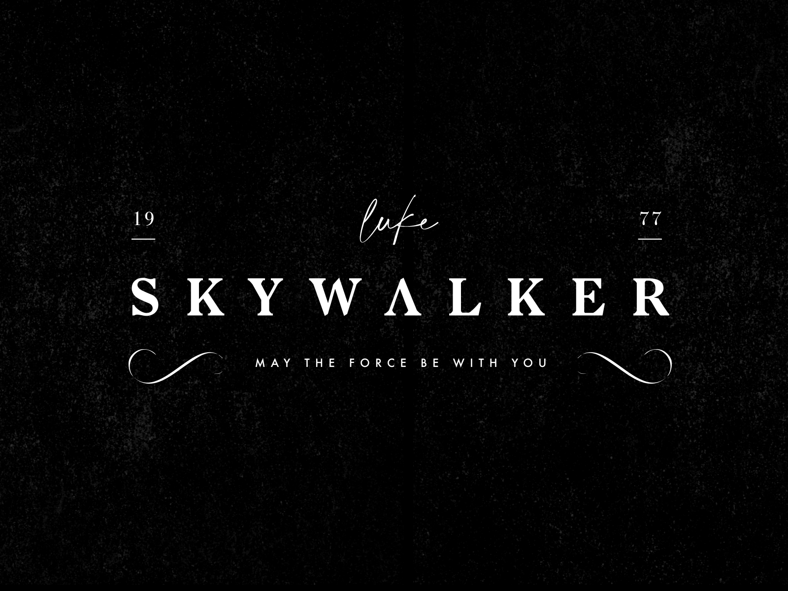 Luck Skywalker Logo By Mauro Faustino On Dribbble Luck Skywalker Logo By Mauro Faustino On Dribbble