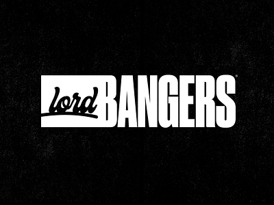 Lord Bangers - HipHop Logo black branding font hardcore hip hop hiphop identity illustration logo music premium rap street typography