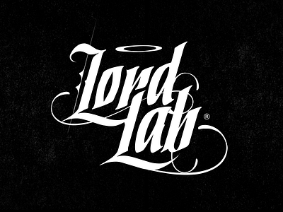 LordLab - HipHop Logo black branding clean hardcore identity illustration logo premium street typography