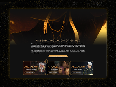 Angvalion Landing Page Gallery Section