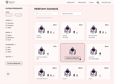 E-commerce Product List Concept design e commerce figma pink product product list shop ui ux web design