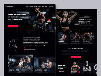 KettleBeast - Online Fitness Platform design graphic design illustration logo ui uidesign uiux uiuxdesign ux uxdesign webdesign
