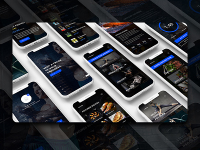 Fitness App uidesign uiux uiuxdesign uxdesign webdesign