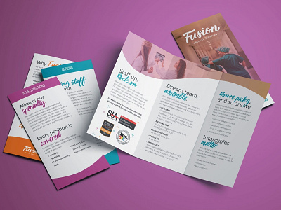 Fusion Brochure & Pamphlets brochure brochure design pamphlet print trifold brochure