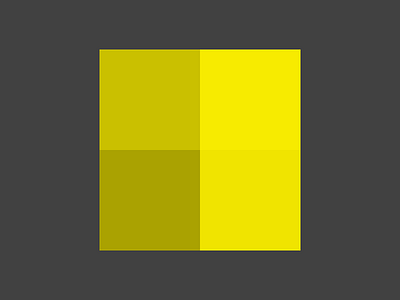 Simple square coin flat logo pixels yellow