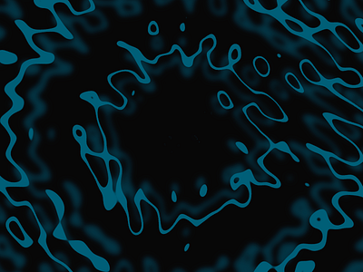 Shockwave~ 3d blue blur dark depth of field waves