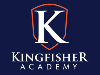 Kingfisher Academy academic lettermark school school logo