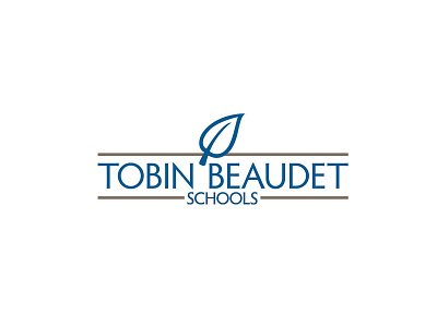 Tobin Beaudet Schools Logo branding design logo