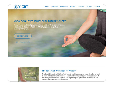 Y-CBT Website branding design ui ux