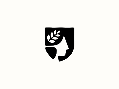 Fortuna branding coat of arms design face fortune illustration logo vector