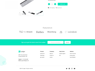 Ledger - Refresh (bottom) clean concept design flat green landingpage ui vector web webdesign