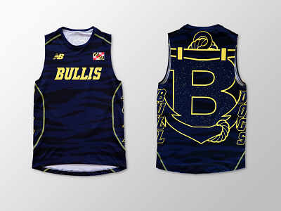 Bullis Track & Field branding graphic design logo running sports track and field