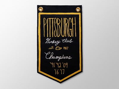 Pittsburgh Hockey Club Banner