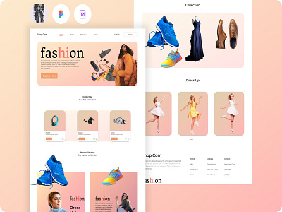 Ecommerce landing page attractive landing page design ecommerce design ecommerce landing page ecommerce website landing page landing page design modern landing page uiux uiux design