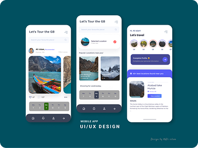 Travelling mobile app app design app ui app ui design attractive app design design figma modern app design moile app design ui ui design uiux uiux design user interface