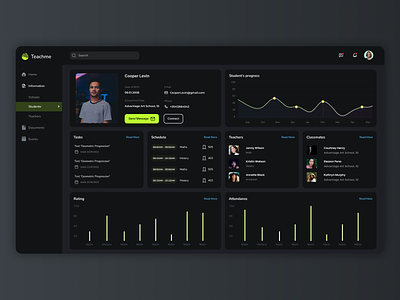 Education Dashboard classroom dark mode dashboard dashboard design design desktop desktop design education education dashboard education platform elearning mentor mentorship platform platform for schools school school dashboard uiux university web