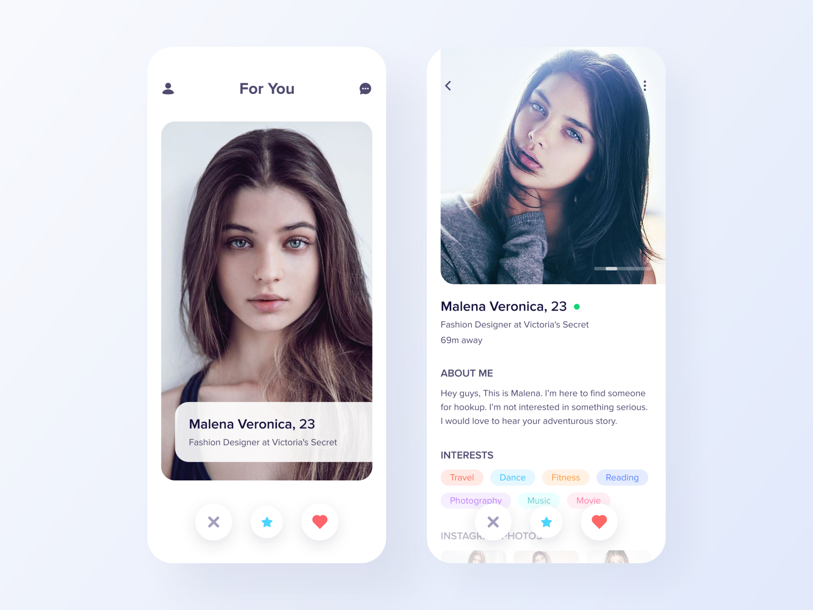 Dating App [Free] by Simantoo on Dribbble