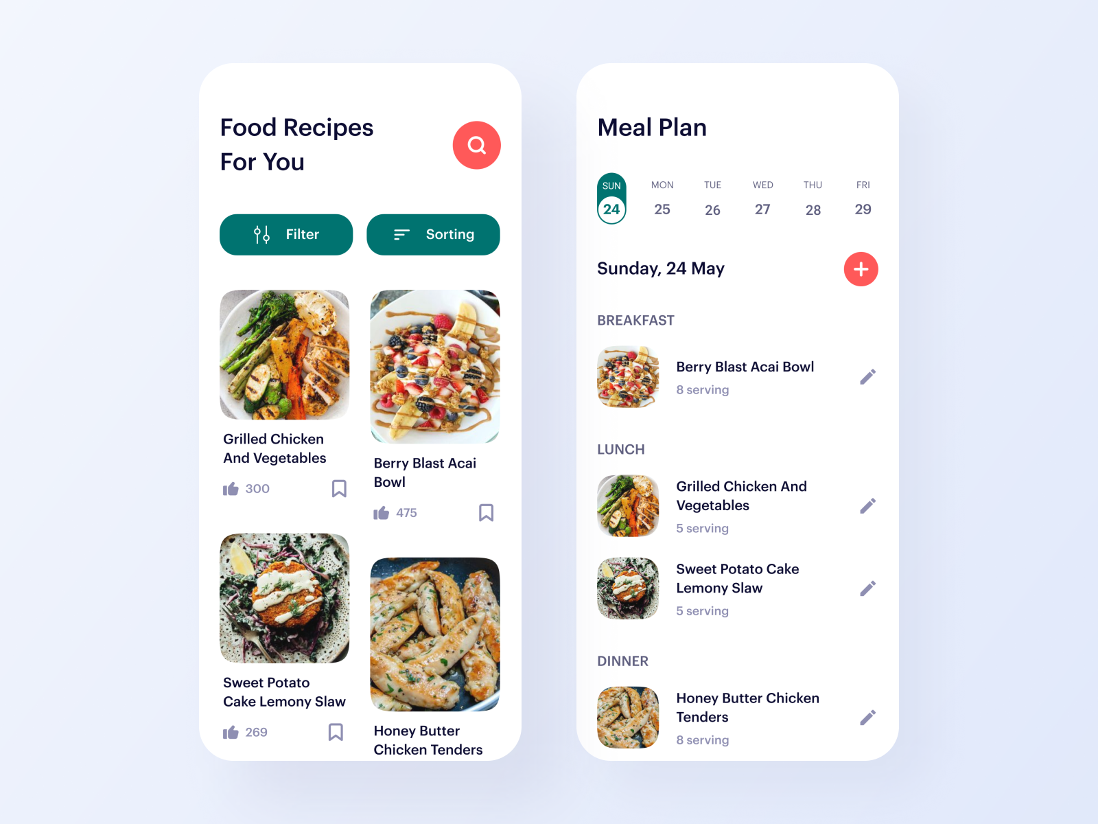 Paper Party Supplies Meal Prep Template Weekly Meal Planner Menu 