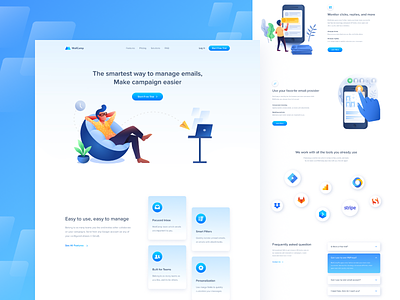 MailCamp - Email Marketing Landing Page