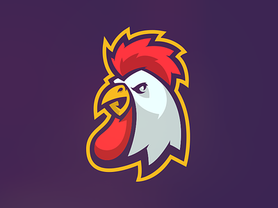 Super Rooster logo mascot