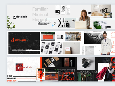 Dotslash Stylescapes agency bold brand brand design logo moodboard stylescape website