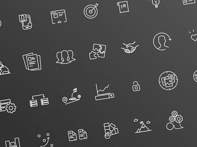 Business Line Icons business graphic icon set icons line icons minimalistic mobile simple ui