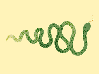 Serpent drawing experiment illustration ipad procreate serpent sketch snake