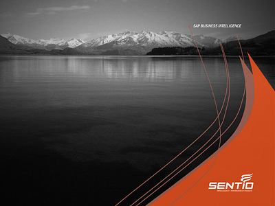 Sentio PowerPoint template brochure call to action corporate lake mountain new zealand orange powerpoint powerpoint template presentation snow template water