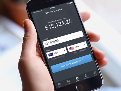 Currency converter app 04 app cash convert currency finance ios money ui user interface ux