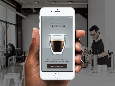 Coffee rewards app