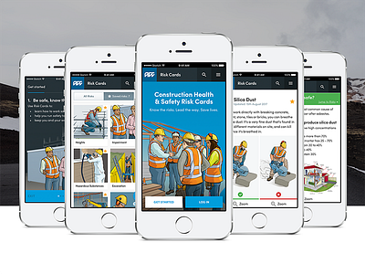 Health and safety app app construction health and safety risks safety ui user experience user interface ux web app website