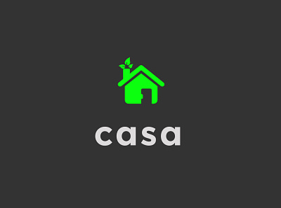 Real estate app design icon logo