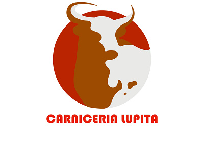 LUPITA BUTCHER design icon illustration logo vector