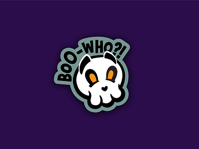 "Spooked" Boo-Who?! cartoon character design graffiti halloween icon illustration logo simple skeleton spooky vector