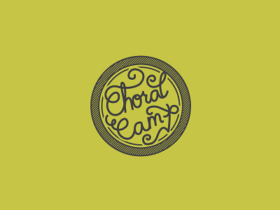 Chroral Camp Logo 2016 camp choral custom design graphic design lettering logo type typography wordmark