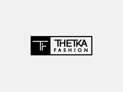 Thetka Fashion Logo clothing design fashion logo symbol thetka wordmark