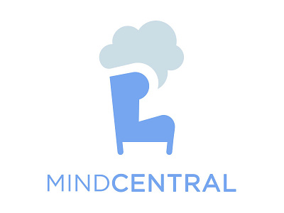 Mind Central App Design app brain central chair cloud design icon logo mind psychotherapy