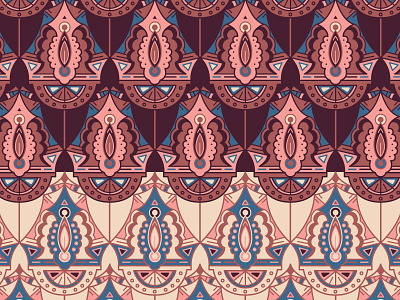 Pattern Roze design illustration india pattern repeat rose serbia textile