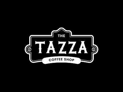 Tazza Coffee shop branding coffee coffeeshop daily logo challenge daily logo design lettering logo type typo logo typography vintage
