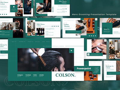 Mens Grooming Presentation Template